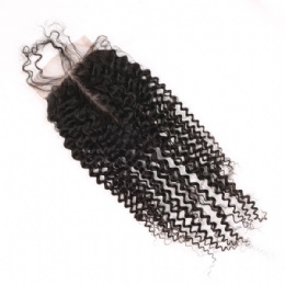 Top lace closure kinky curl