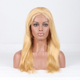 Full Lace Wig Chinese Virgin Hair 27/613#HL Straight