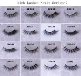 NEW Mink Lashes 3D Mink Eyelashes 100% Cruelty free Handmade Reusable Natural Eyelashes Extension