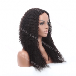 Full Lace Wig Indian Remy Kinky Curl