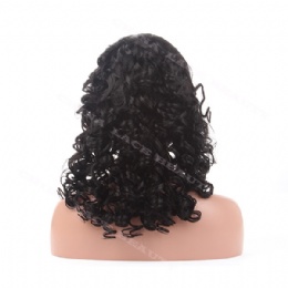 Lace Front Wig Indian Remy 18inches big bottom curl