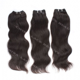 machine weft natural straight