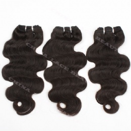 machine weft body wave