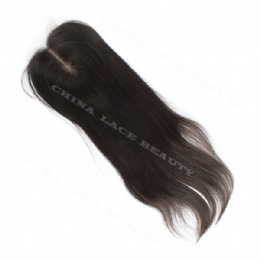 Silk Base Closure Natural Straight