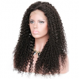 kinky curl brazilian virgin hair 5x5 HD lace wigs 150% thick density pre-plucked hairline