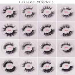 5D Fraux Mink Eyelashes 100% Cruelty free Handmade Reusable Natural Eyelashes Extension 5