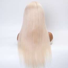Glueless Full Lace Wig,22in White Blonde