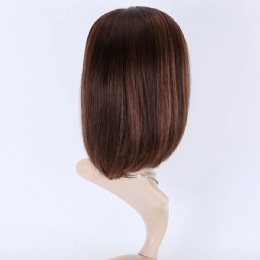 Glueless Monofilament Wig,Highlighted Bob Wig, European Hair