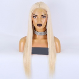 13x4 Lace Front Wig, 613 Blonde, Indian Remy Hair